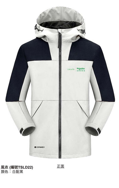 保暖透氣秋冬Outdoor風衣外套印Logos圖案