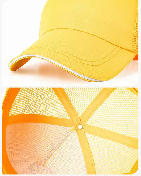 經典卡車司機網紋夏季帽印logo圖案訂制 (企業訂制)