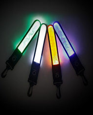 LED發光掛帶USB充電背包夜跑警示燈印Logo圖案印刷公司訂制 (企業定制) - Pottlife