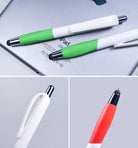 觸控筆-大筆芯原子筆帶觸控印Logo圖案訂制 (企業定制)
