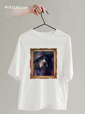 寵物潮流文化本地設計寵物圖案古典狗藝術T恤(現貨發售) - Pottlife