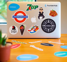 不規則形狀、圓形彩色貼紙宣傳品設計印刷訂制(企業定制) - Pottlife