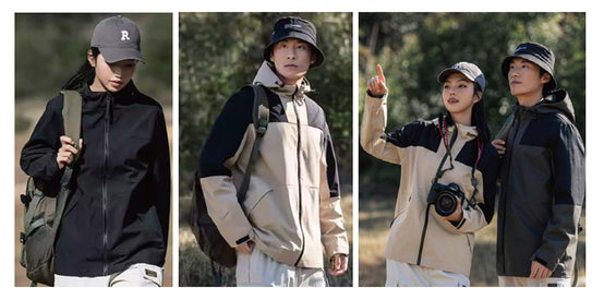 保暖透氣秋冬Outdoor風衣外套印Logos圖案