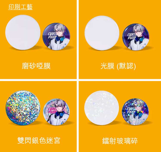 馬口鐵徽章不同工藝