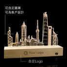 創意發光亞克力LED小夜燈印Logo圖案 (企業訂制) - Pottlife