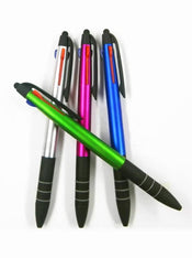 3色原子筆帶觸控單色彩色印Logo圖案印刷公司訂制 (企業定制) - Pottlife