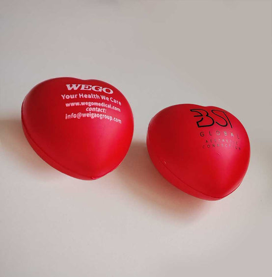 心型解壓壓力球印Logo圖案