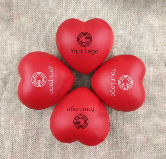 心型解壓壓力球印Logo圖案