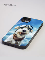 寵物圖案本地設計文化現貨衝上雲霄狗狗系列: iPhone14, iPhone13, iPhone 12手機殼玻璃殼 (現貨發售) - Pottlife