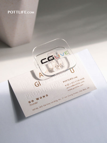 公司團體定制文具禮品亞克力夾子 (企業定制) - Pottlife