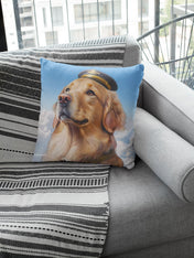 寵物圖案本地設計文化現貨金毛尋回犬系列舒適毛絨綢緞抱枕 (現貨發售) - Pottlife
