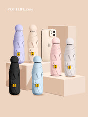 膠囊縮骨遮五折雨傘顏色展示