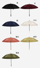 24骨抗風大傘面直柄傘雨遮印Logo圖案訂制(企業訂制)