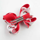 足球款3寸世界盃髮圈蝴蝶結頭飾印logo圖案訂制 (企業訂制)