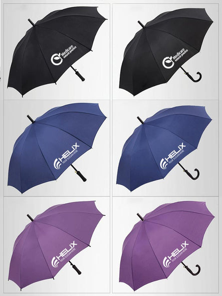 長柄雨遮雨傘印Logo商標圖案訂制(企業訂制)