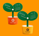 有趣植物月曆擺件印刷Logo圖案 (企業定制)