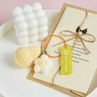 新年可愛針織水果匙扣印刷Logo圖案 (企業定制)