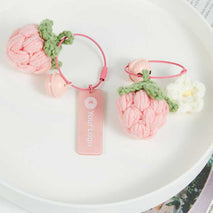 新年可愛針織水果匙扣印刷Logo圖案 (企業定制)