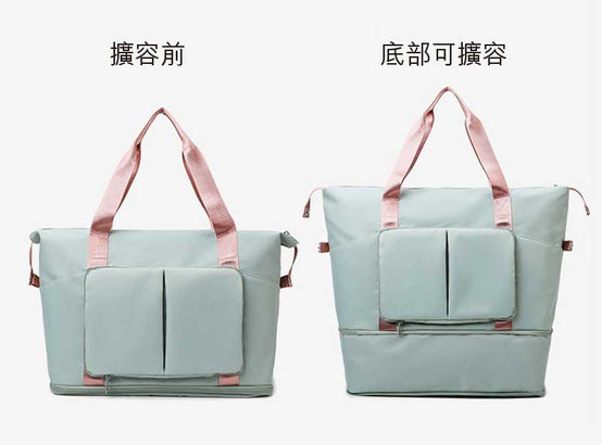【客製化/加印Logo】時尚可擴展可折疊旅行運動收納袋 (企業定制)
