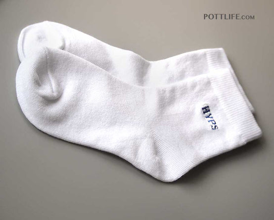 學生白襪刺繡Logos圖案 (企業訂制)(企業訂制) - Pottlife