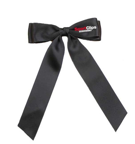 學生表演純色髮圈蝴蝶結頭飾印logo圖案訂制 (企業訂制)