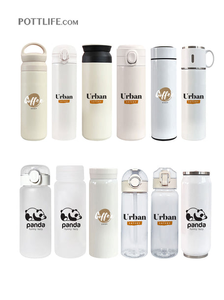 企業公司學校團體紀念品訂制多款廣告保溫杯水壺水杯印Logo小批量訂制 (企業定制) - Pottlife