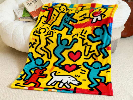 溫暖輕便午睡保暖絨毛毛毯印Logo商標圖案訂制 (企業訂制)