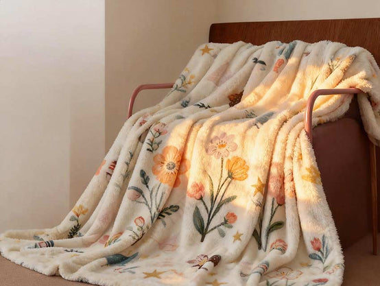 溫暖輕便午睡保暖絨毛毛毯印Logo商標圖案訂制 (企業訂制)