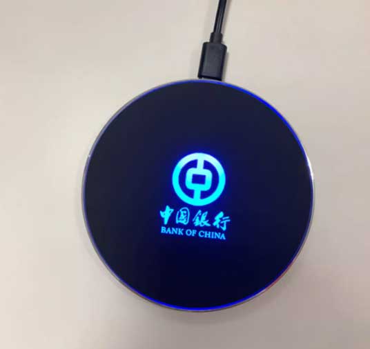 無線充電器訂制印logo圖案 (企業訂制)