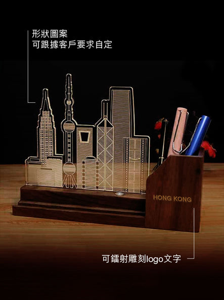 亞克力夜燈筆座訂制天地蓋禮盒包裝 (企業訂制)