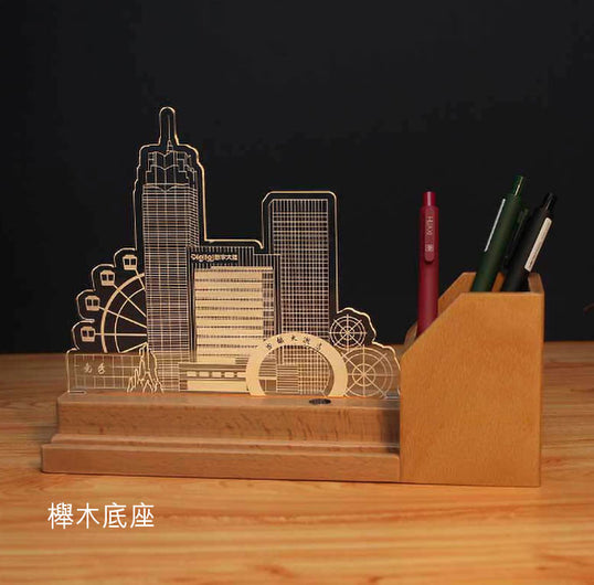 亞克力夜燈筆座訂制天地蓋禮盒包裝 (企業訂制)