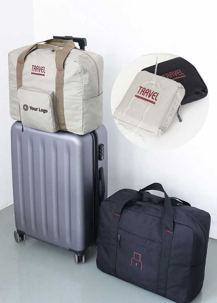 【客製化/加印Logo】大容量可折疊旅行運動收納袋 (企業定制)