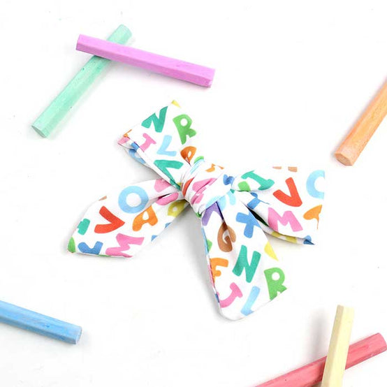 鉛筆款學生表演髮圈蝴蝶結頭飾印logo圖案訂制 (企業訂制)