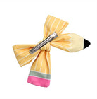 鉛筆款學生表演髮圈蝴蝶結頭飾印logo圖案訂制 (企業訂制)