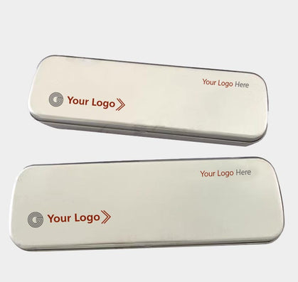 金屬筆盒文具盒印Logo圖案印刷公司訂制 (企業定制)