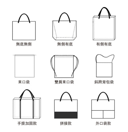 公司企業禮品紀念品訂制帆布袋Totebag印logo圖案 (企業定制)