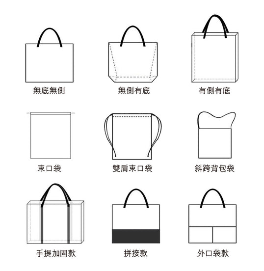 公司企業禮品紀念品訂制帆布袋Totebag印logo圖案 (企業定制)