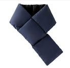 輕盈保暖時尚冬季羽絨圍巾普通版印logo圖案訂制 (企業訂制)