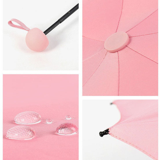 膠囊縮骨遮五折雨傘細節